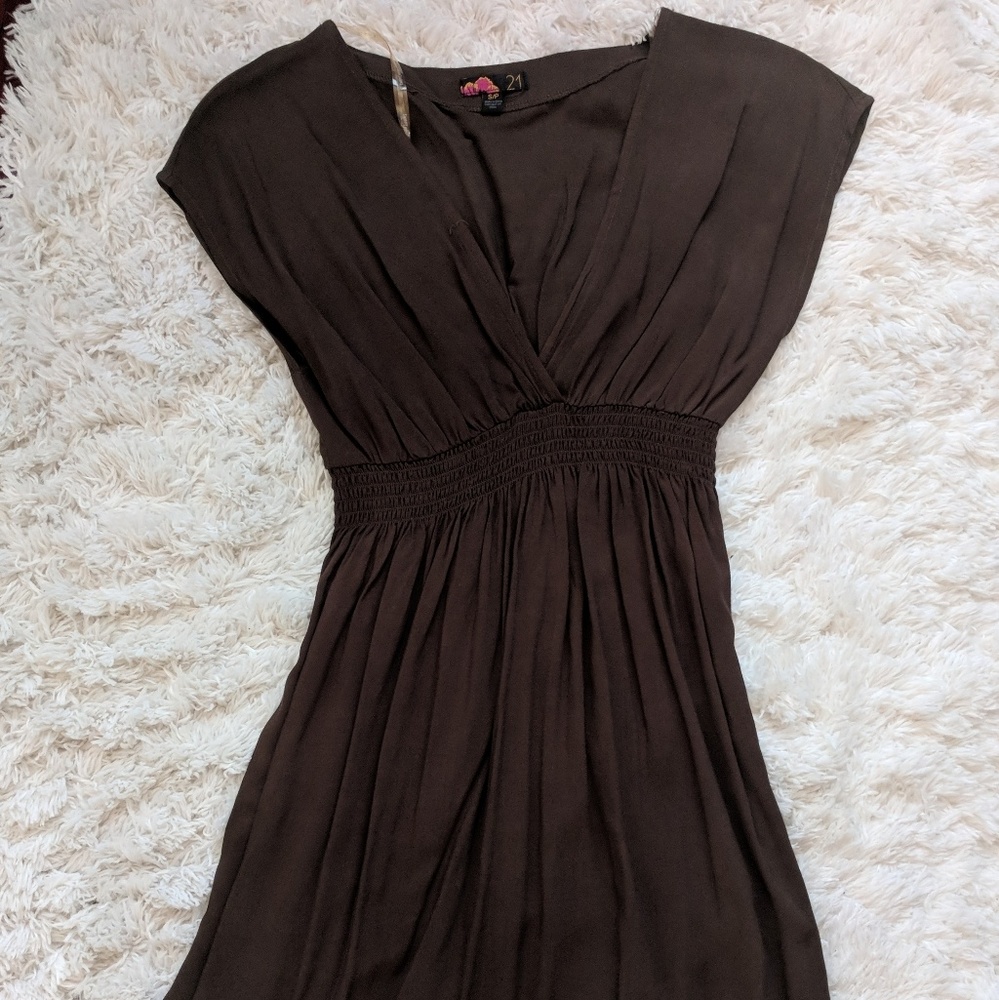Forever 21 brown dress